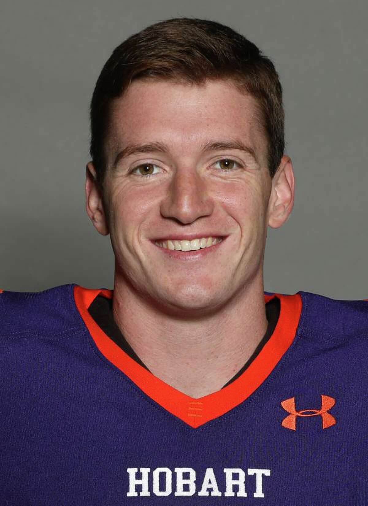 Hobart College punter John DelliSanti of Wilton was named the Liberty League Special Teams Player of the Week.