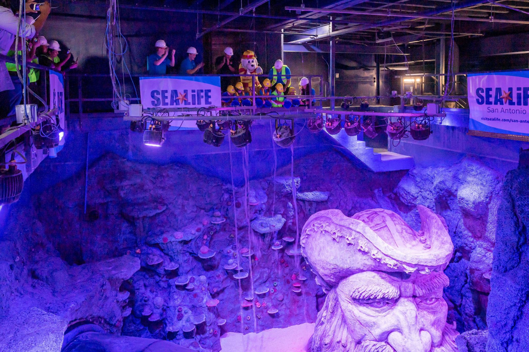 SEA LIFE Aquarium San Antonio begins to fill its 155,000gallon ocean tank