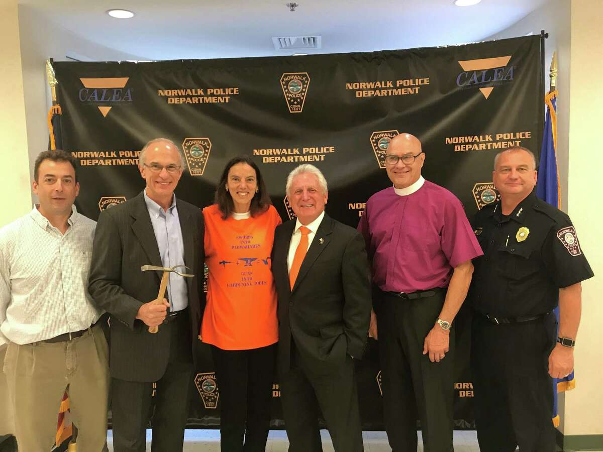 A community gun buyback program will take place at the Norwalk Police Department from 10 a.m. to 2 p.m. on Saturday, Oct. 19. The event was announced Friday and is made possible through a partnership with police, the City of Norwalk, the Newtown Foundation and the Wilton Quaker Meeting.