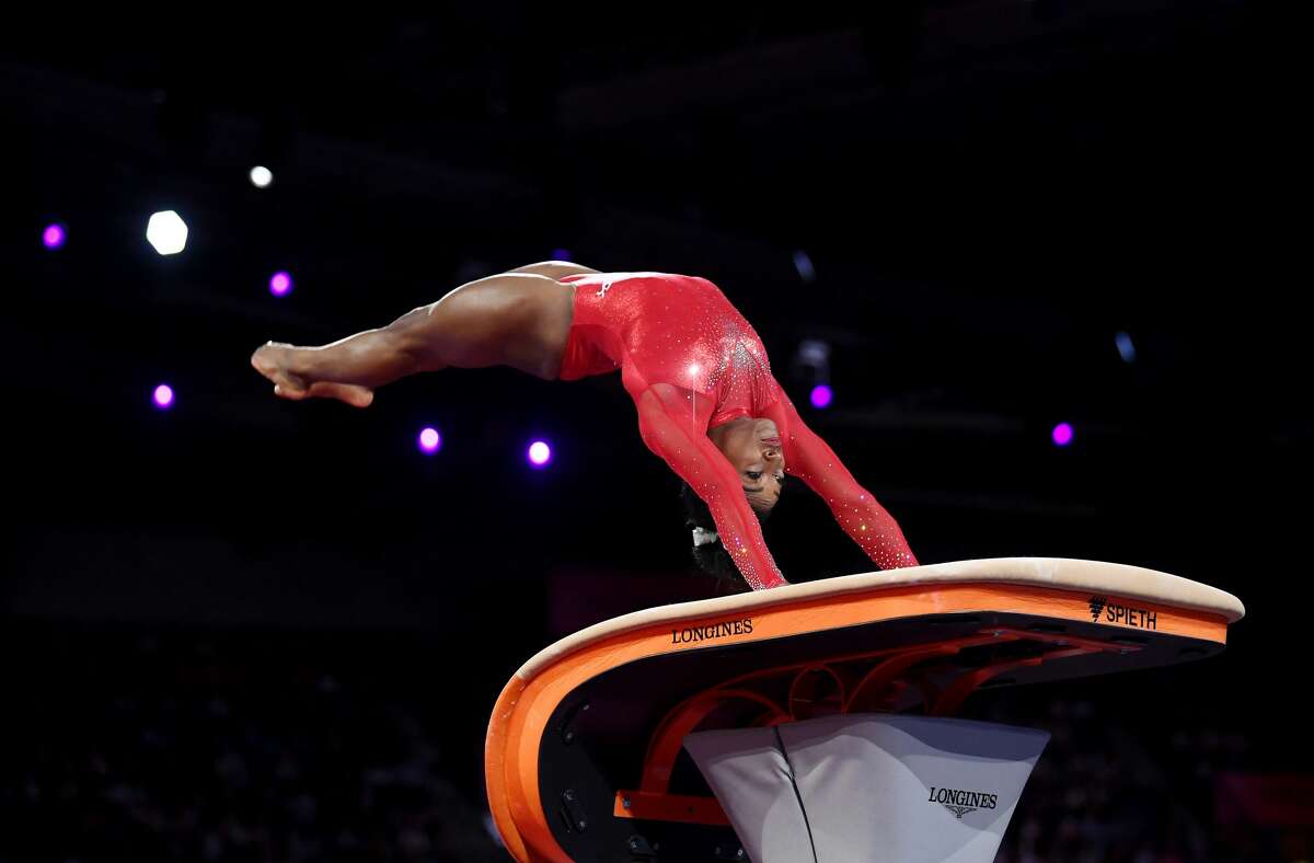 Simone Biles earns recordtying 23rd world championship medal