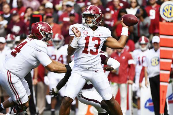 Tua Tagovailoa Leads Alabama Past Texas Am