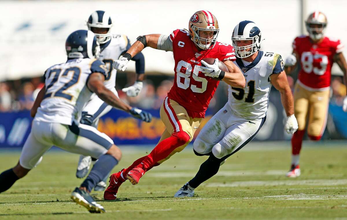 49ers' George Kittle Has Dominated Rams; Mike Person Is Active