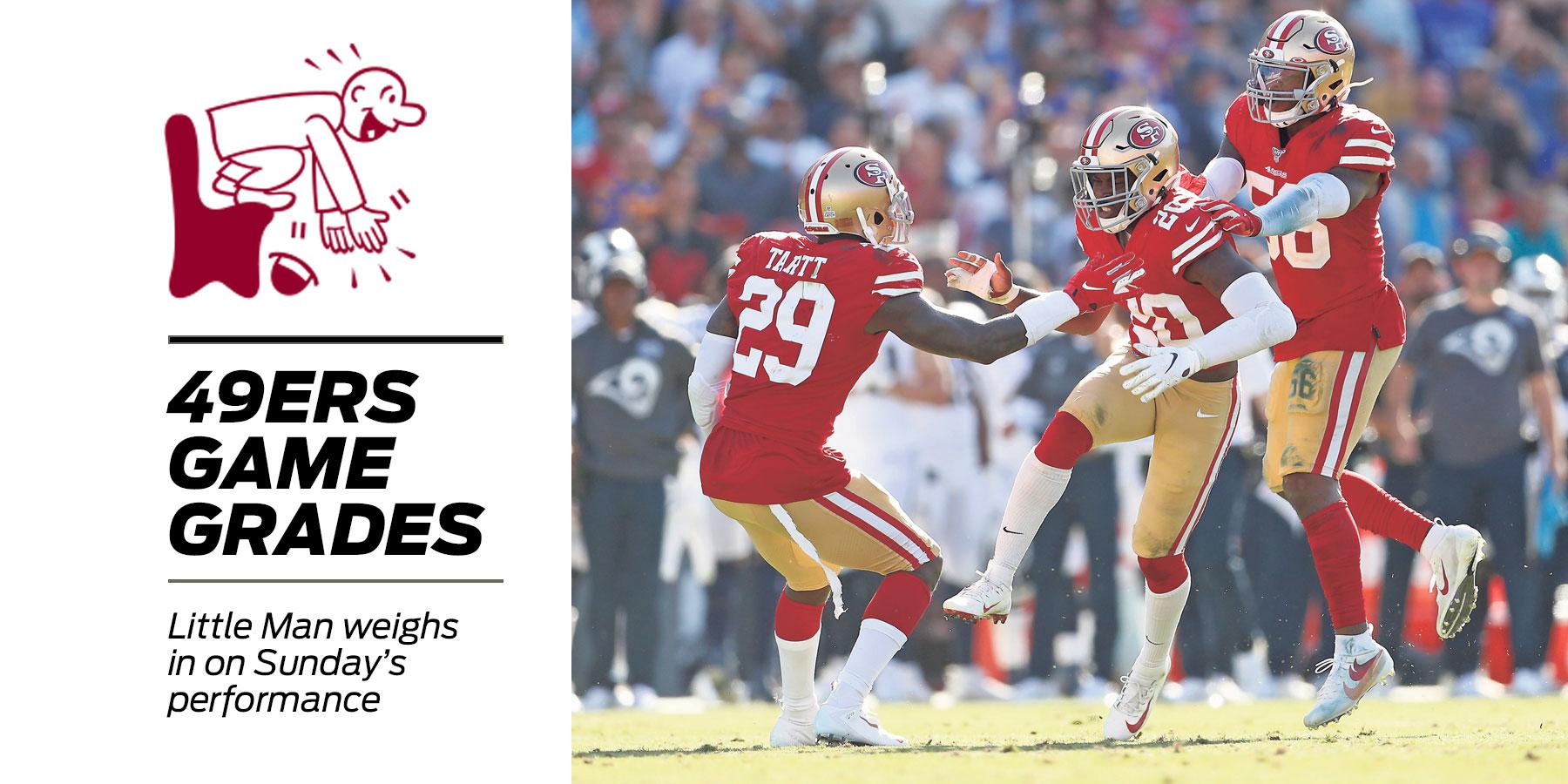 49ers' game grades