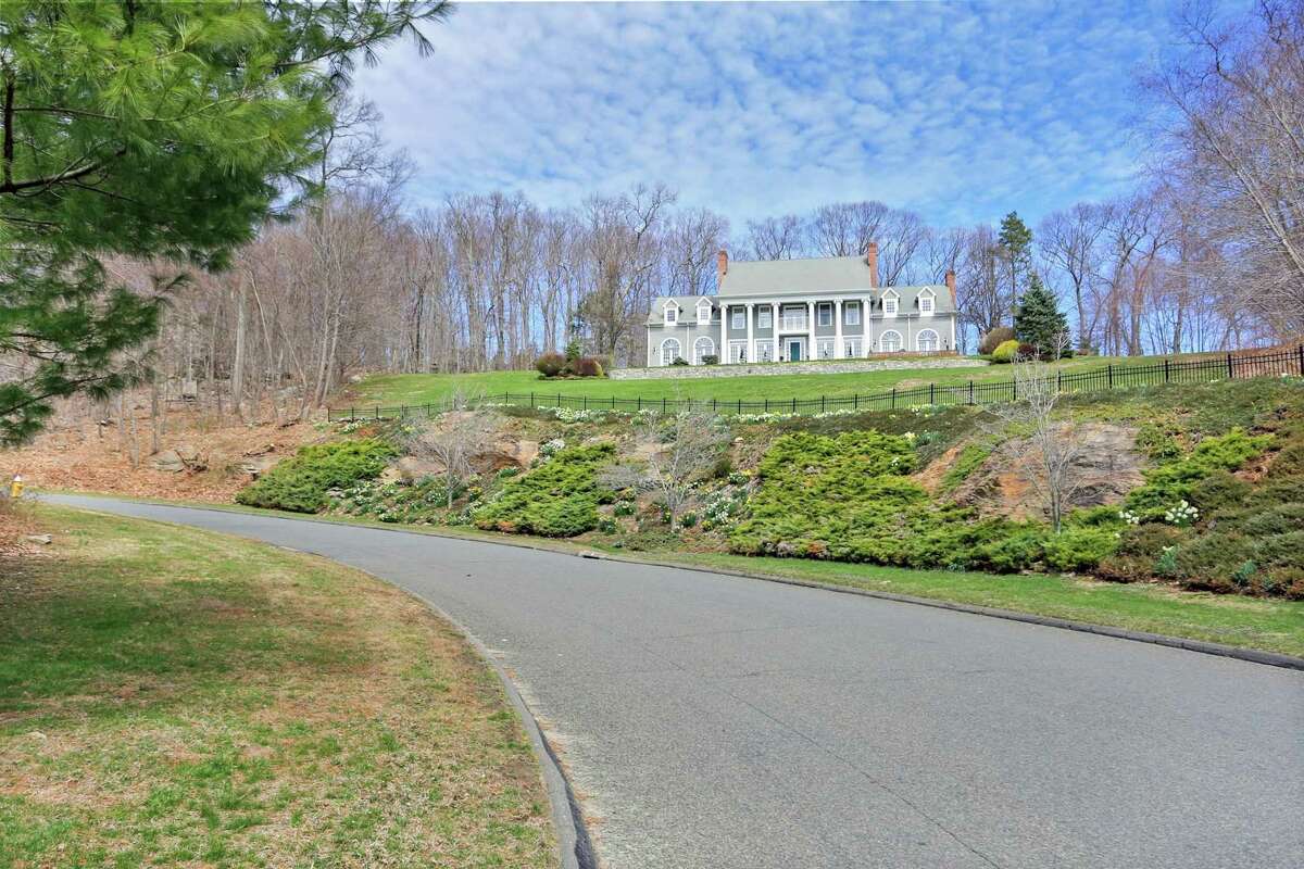 The house sits high atop a hill in Lower Easton with stunning views.