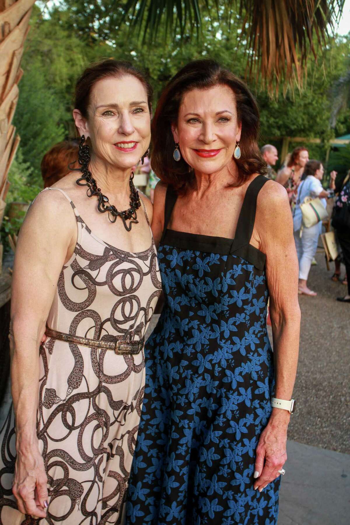 Mary Maxey, left, and Betty Hrncir at the Houston Zoo's 12th annual Wildlife Conservation Gala on October 10, 2019.