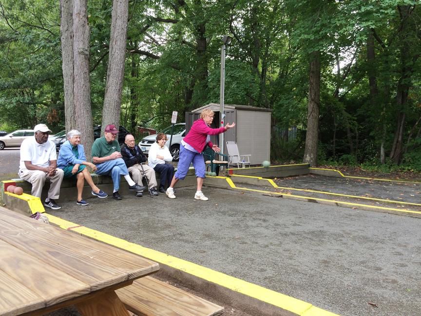 Senior Center courts home to serious Bocce lovers