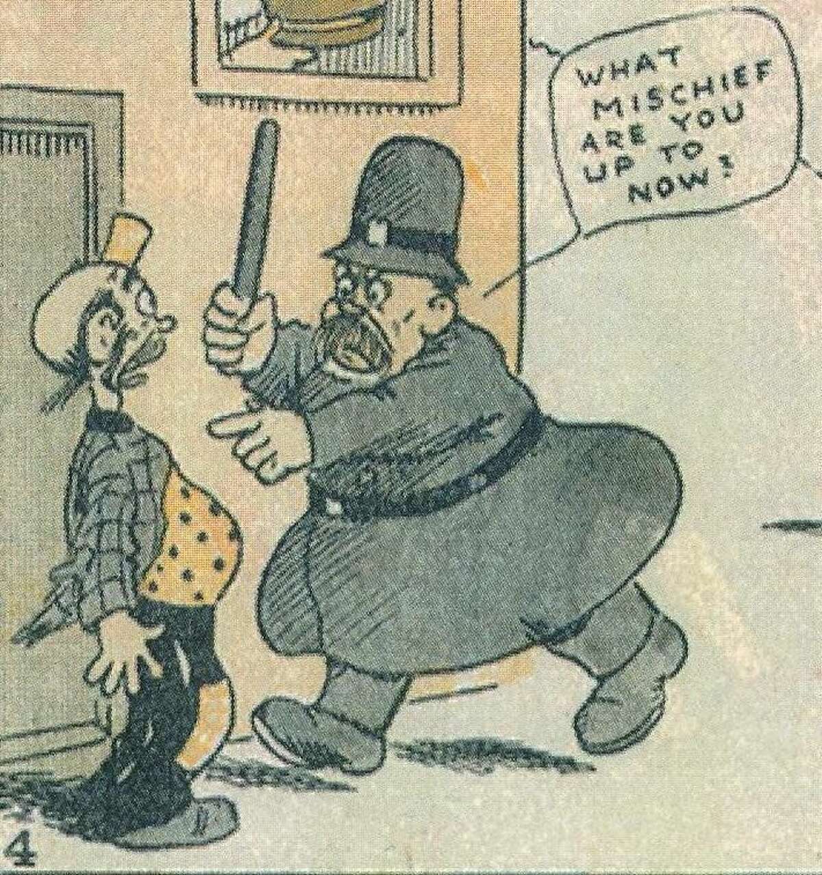 An old cartoon depicting an Irish-American stereotype of an earlier time from "The Irish and the Origins of American Popular Culture," a new book by University of New Haven Associate Professor of English Christopher Dowd. The book traces the historical confluence the unprecedented Irish immigration of the late 1800s and early 1900s and the birth of American popular culture -- and looks at how perceptions of Irish Americans changed.