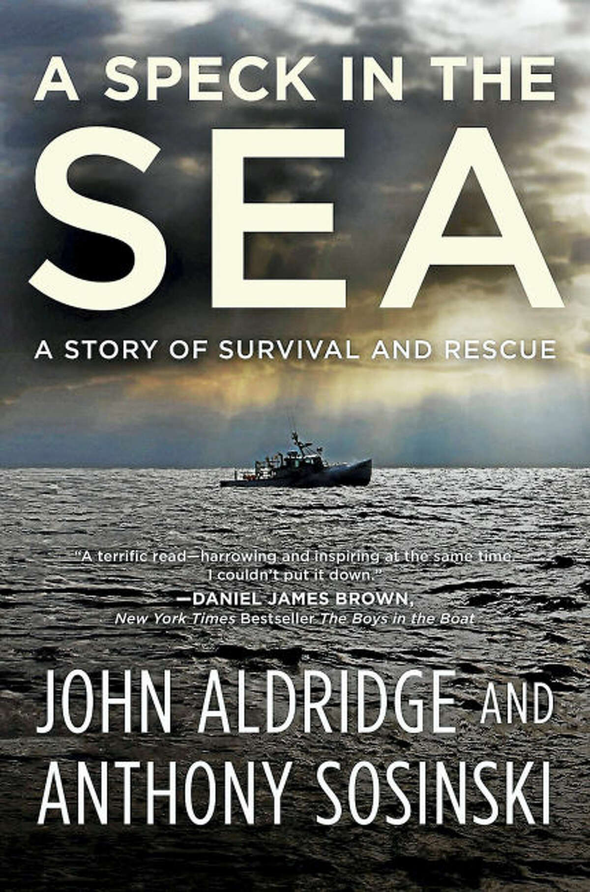 A Speck in the Sea: A Story of Survival and Rescue will be available for purchase on May 23. The book chronicles the 12 hours John Aldridge was overboard and alone in the Atlantic Ocean while his partner and the U.S. Coast Guard looked for him.