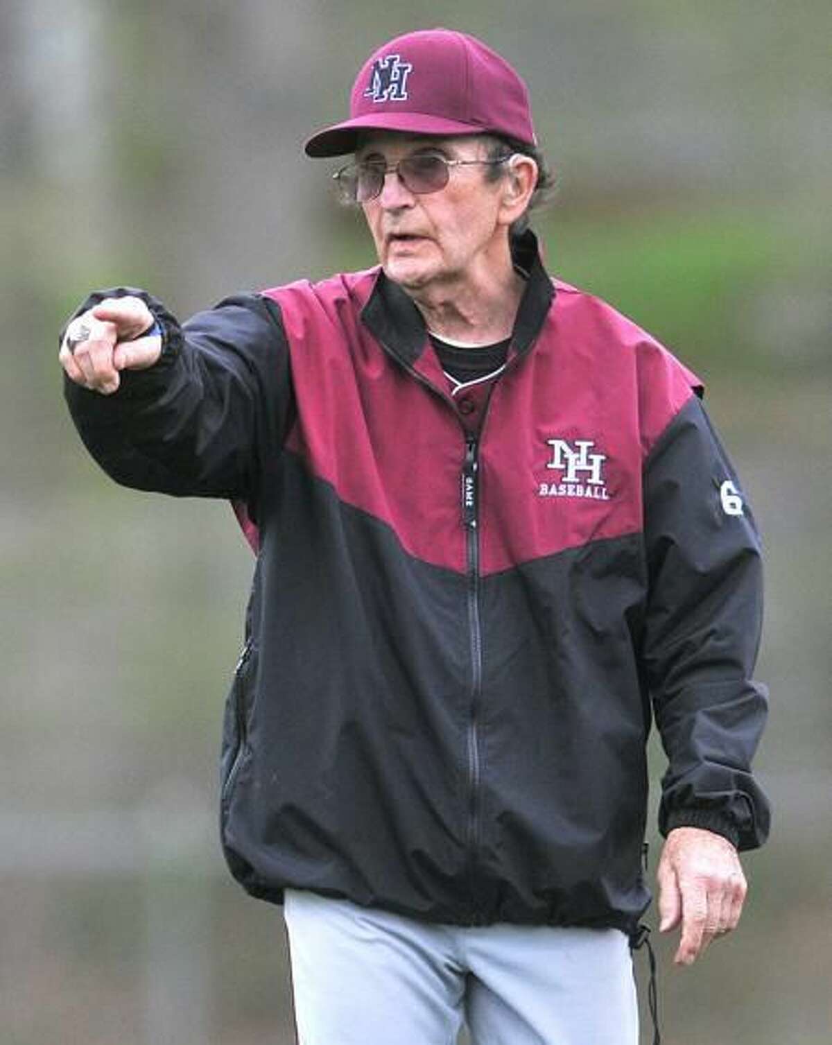 North Haven baseball coach Bob DeMayo. (Brad Horrigan/Register)