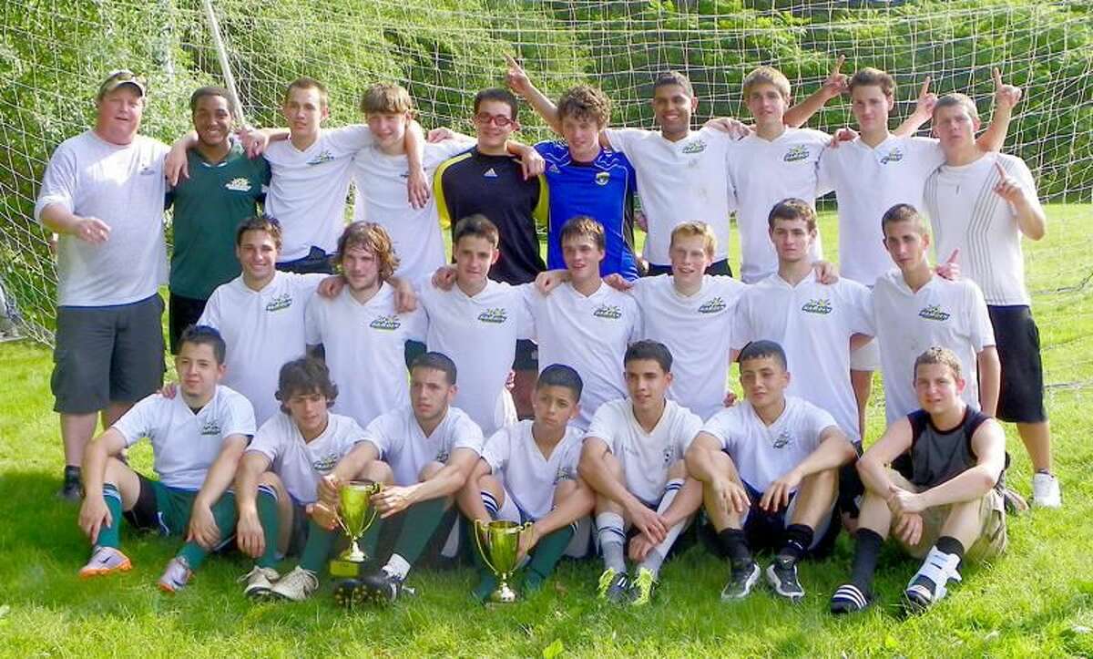 Submitted photo The Hamden Soccer Association Boys' U-19 team won its second CJSA Connecticut Cup in three years with a 2-1 victory over Somers in the championship game.