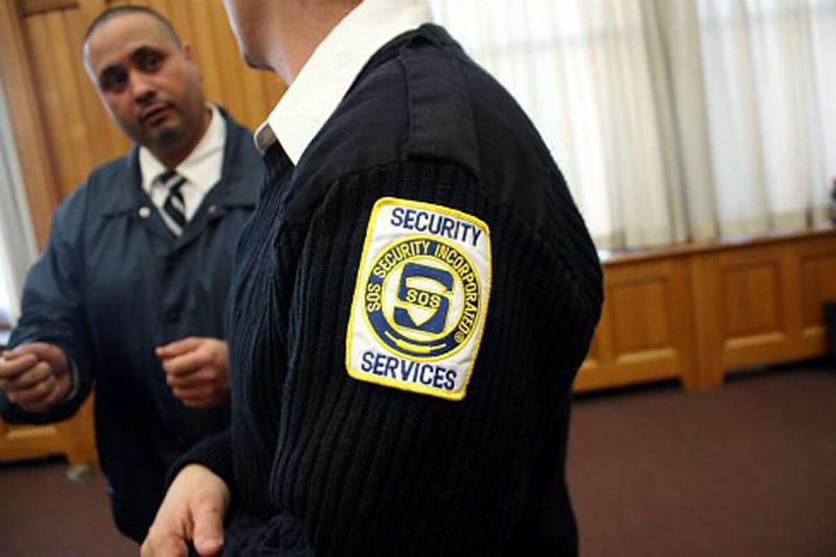 SOS Security Guards. Michael Lee-Murphy photo