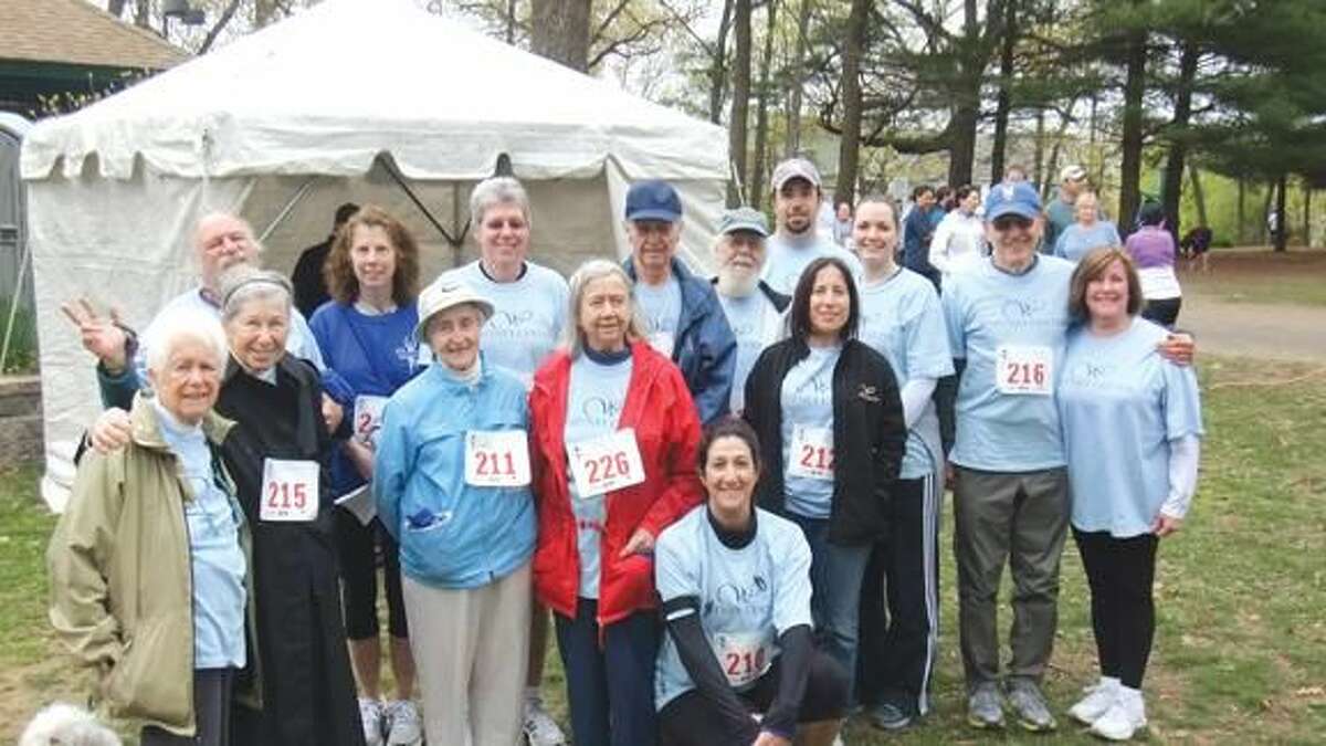 Submitted Photo Team Whitney Center poses for a photo at the second annual New Haven Symphony Orchestra Run for the Music 5K Run and Walk held on April 22 at East Rock Park in New Haven.