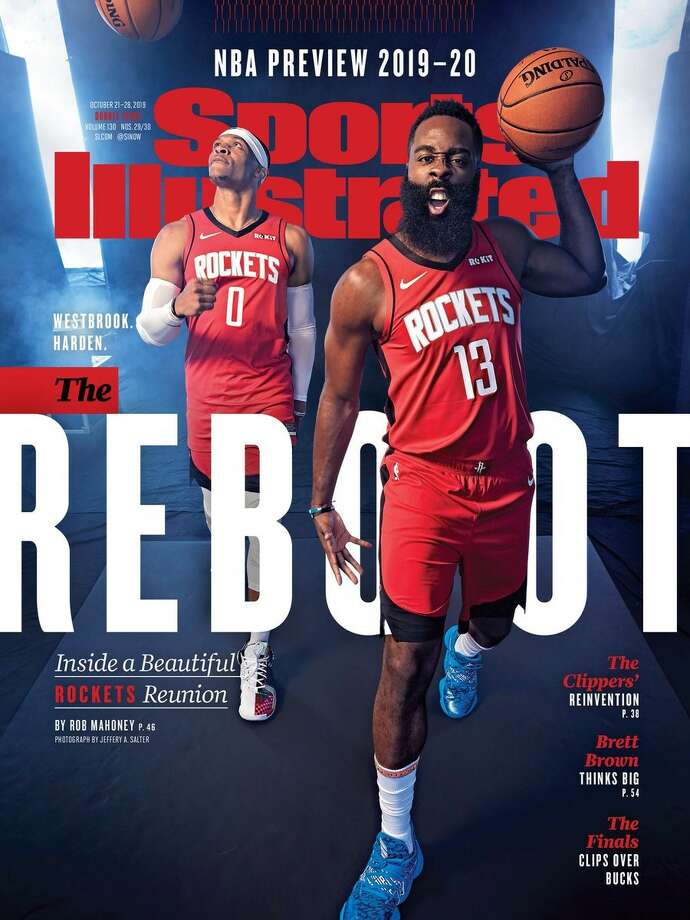 Rockets' James Harden, Russell Westbrook grace Sports Illustrated cover ...