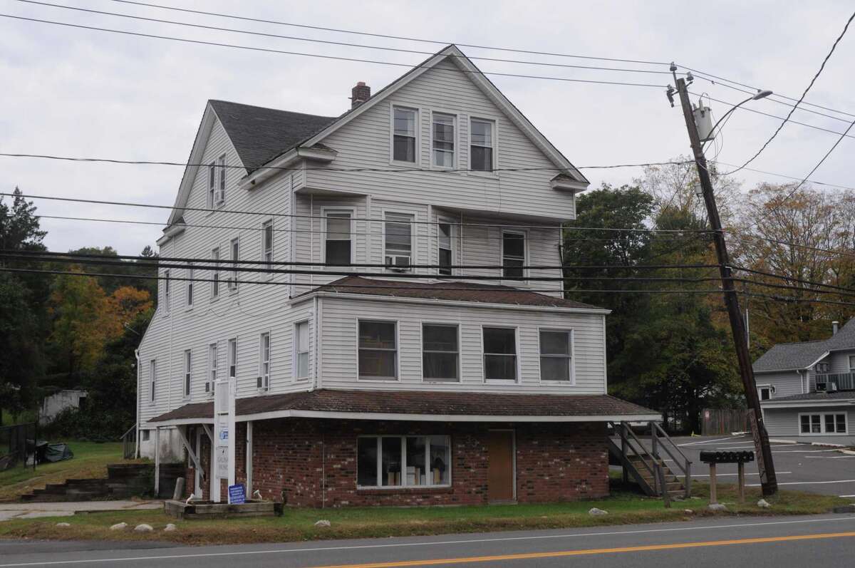 Plans for the property at 33 Ethan Allen Highway in Branchville include renovation of the mixed-use building, construction of a new garage and paving of the parking lot.