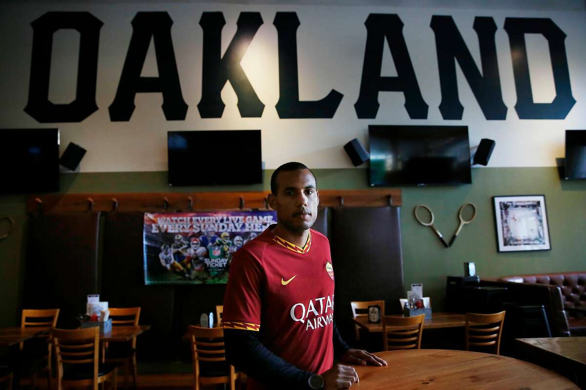 Aaron Dolores, co-owner of Athletic Club Oakland, stands for a portrait at The Athletic Club Oakland on Monday, October 14, 2019 in Oakland, Calif.