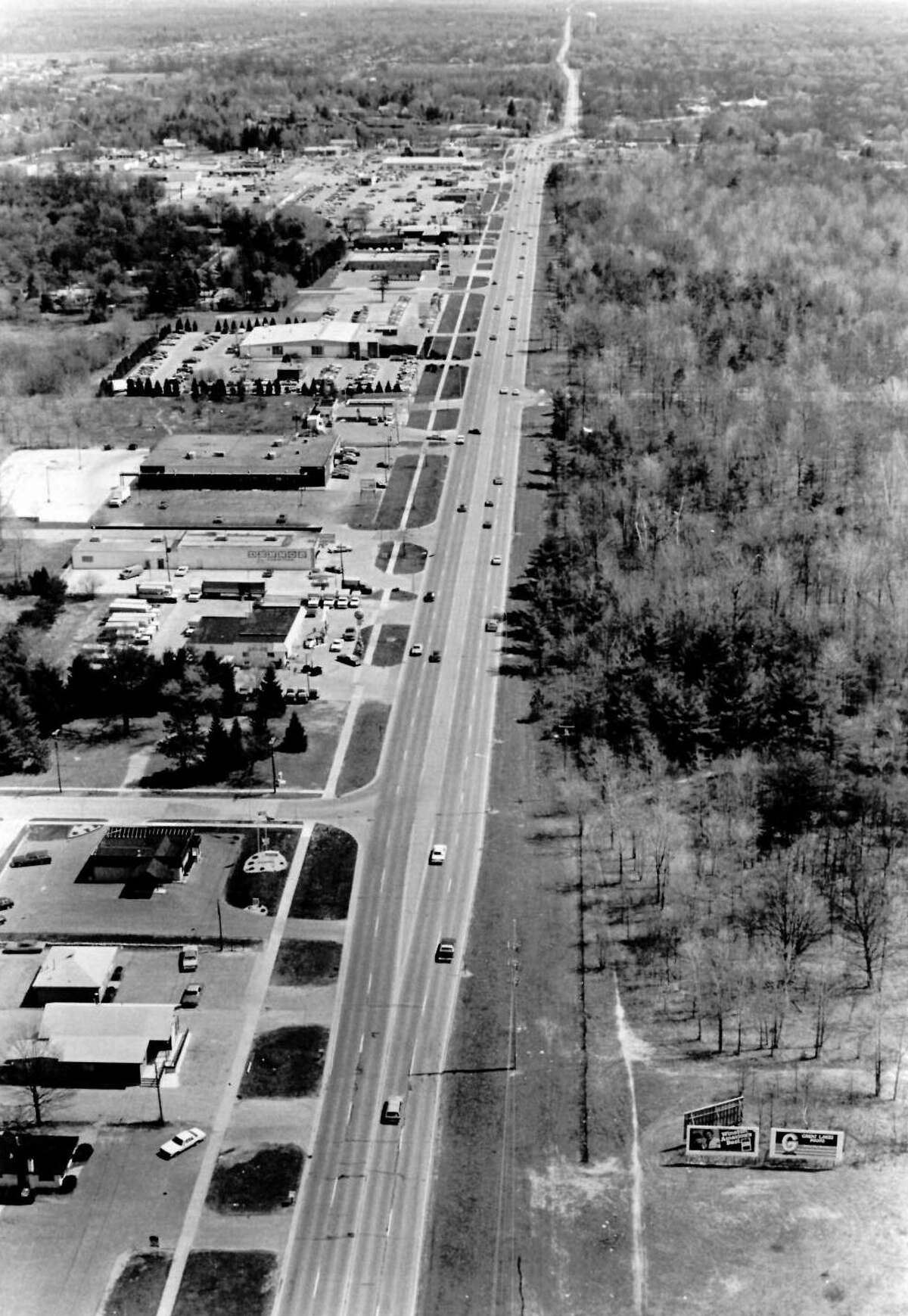North Saginaw Road looking east toward Eastman. 1983