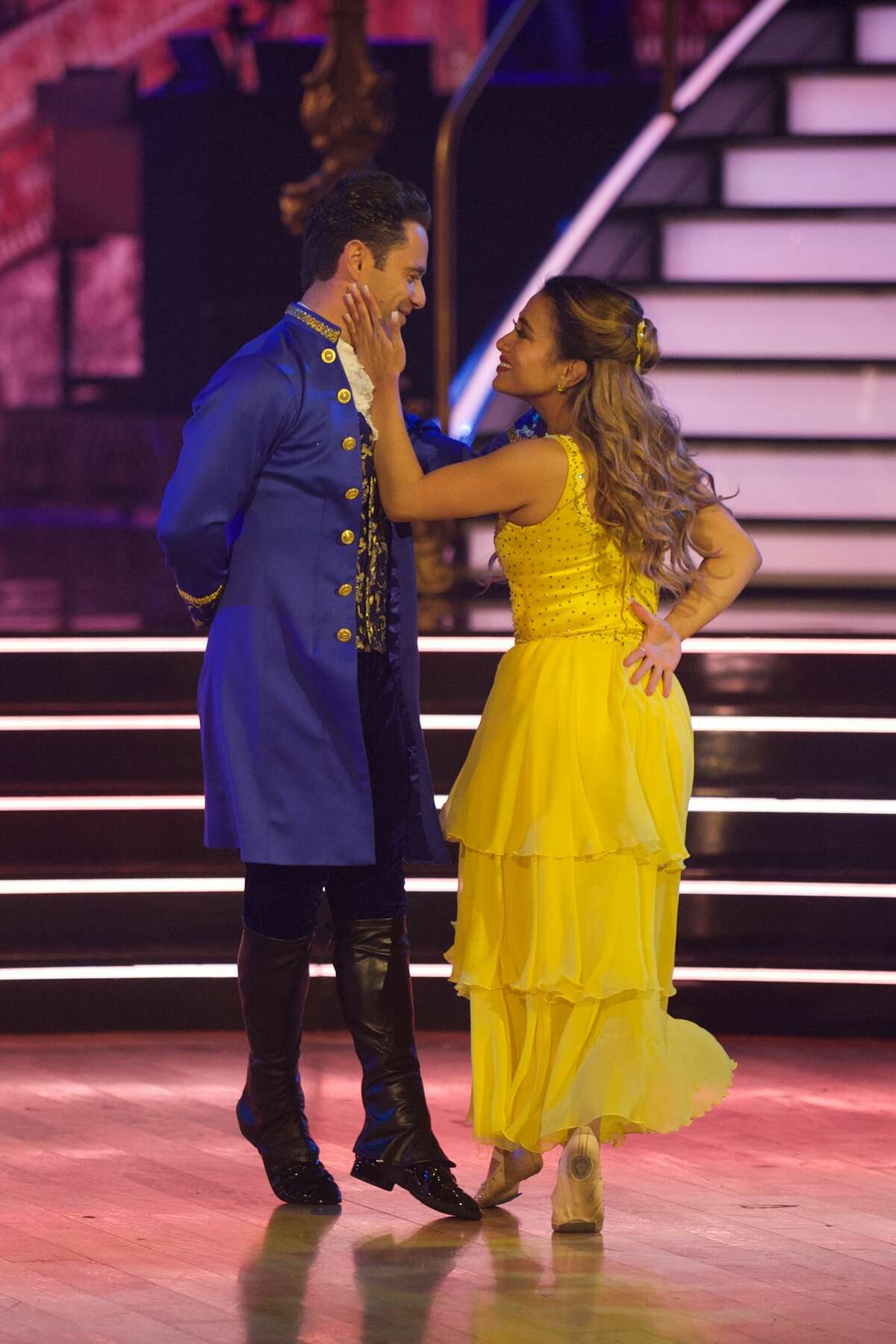 On Monday night's "Dancing with the Stars" Disney episode, Ally Brooke and her partner Sasha Farber were given the first 9s of the season after the duo performed to "Beauty and the Beast" by Ariana Grande and John Legend. 
