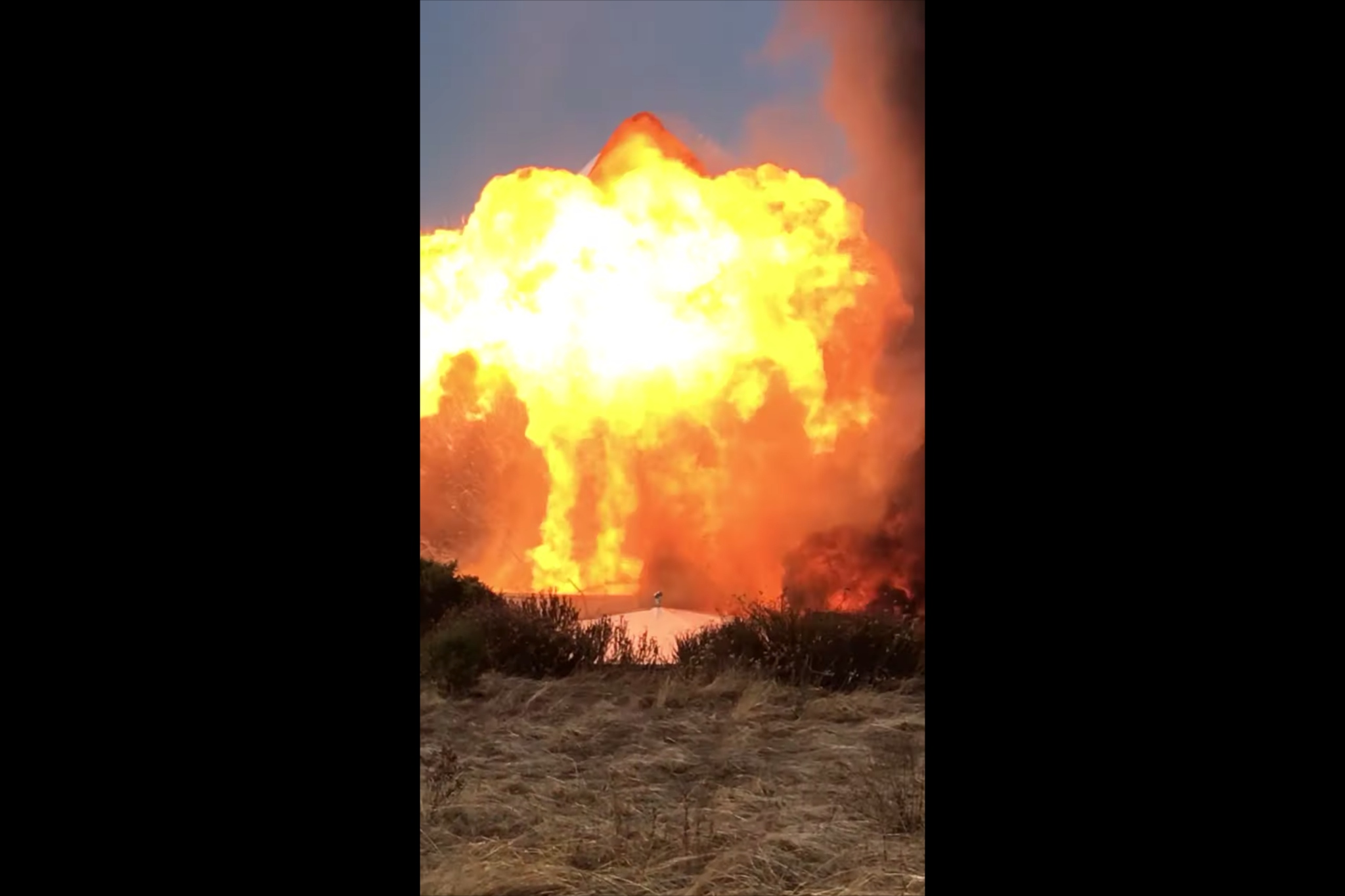Video shows explosion at NuStar Energy storage tank in Crockett
