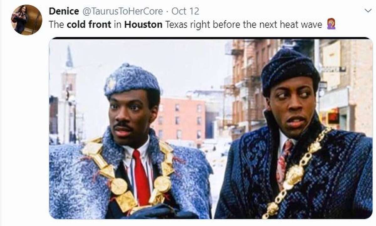 Social media reacts to Houston's "cold front."