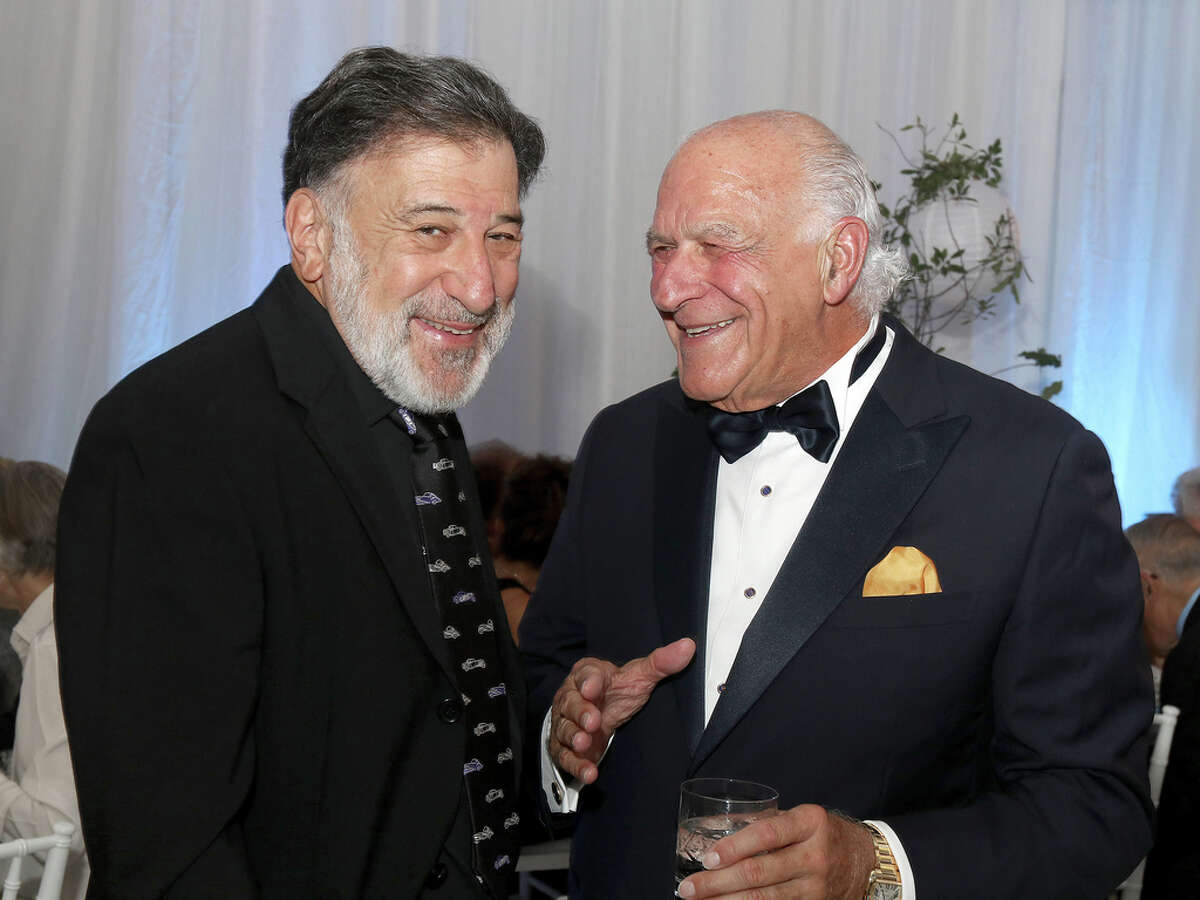Saratoga Springs, NY - August 11, 2018 - (Photo by Joe Putrock/Special to the Times Union) - Gary Brown, left, talks with Anthony DePaula during the National Museum of Dance Gala in Saratoga Springs.