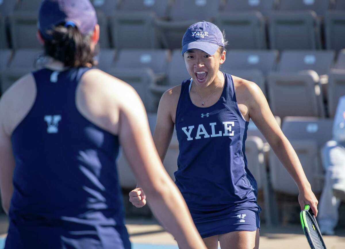 Yale doubles team Jessie Gong and Samantha Martinelli