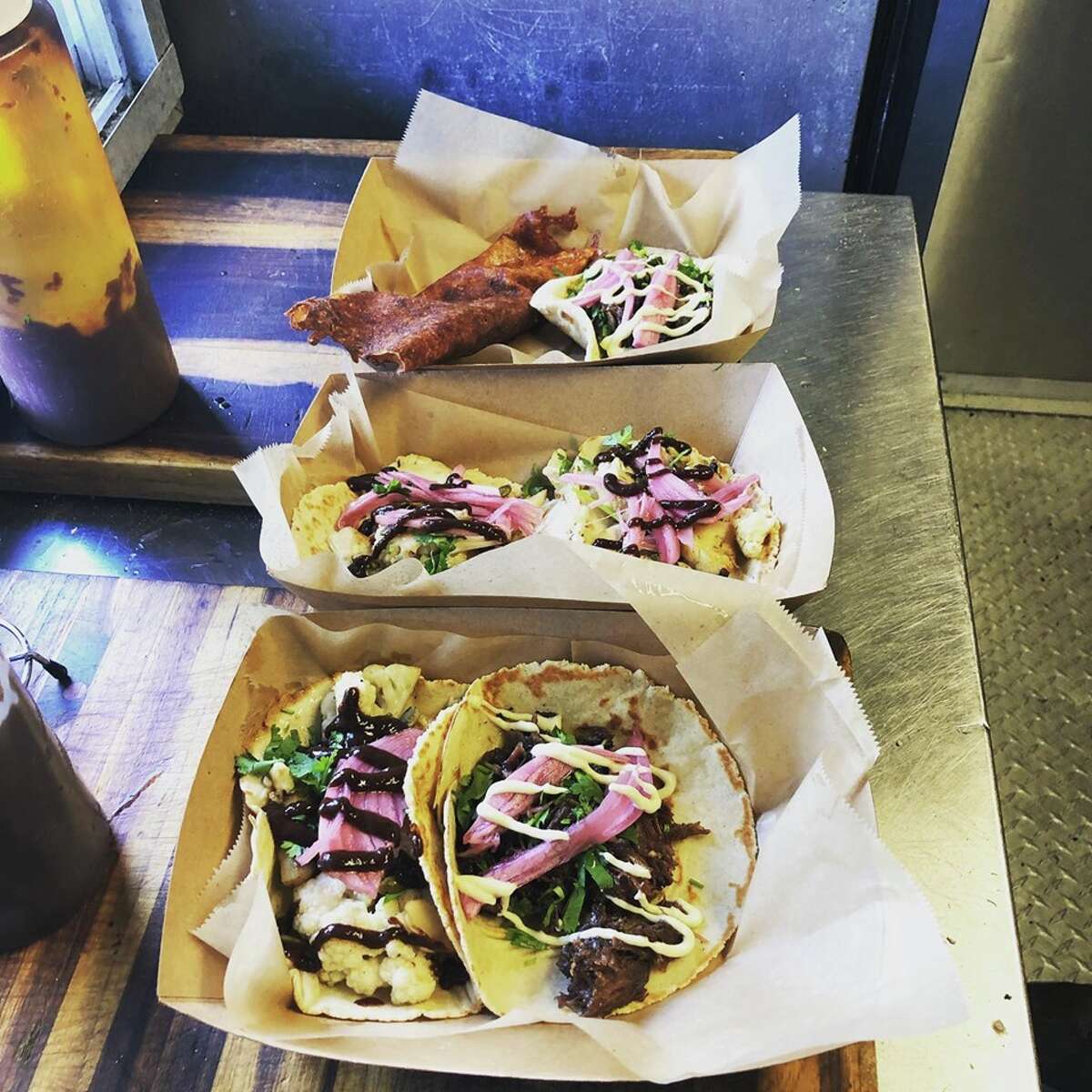 Tacos from El Topo food truck.