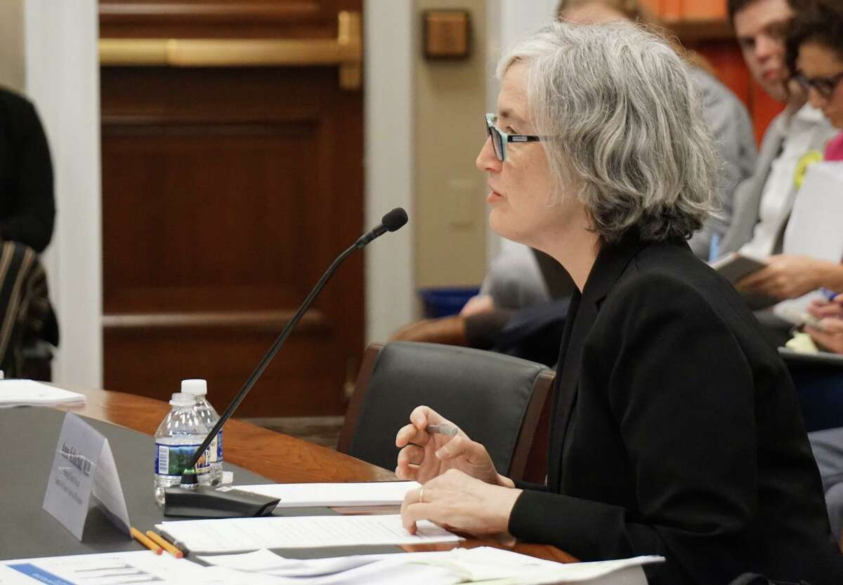 Anne Schuchat, principal deputy director of the U.S. Centers for Disease Control and Prevention, testified to the House Appropriations Committee's Labor, Health and Human Services Subcommittee at the U.S. Capitol in Washington, D.C. on Wednesday October 16, 2019.