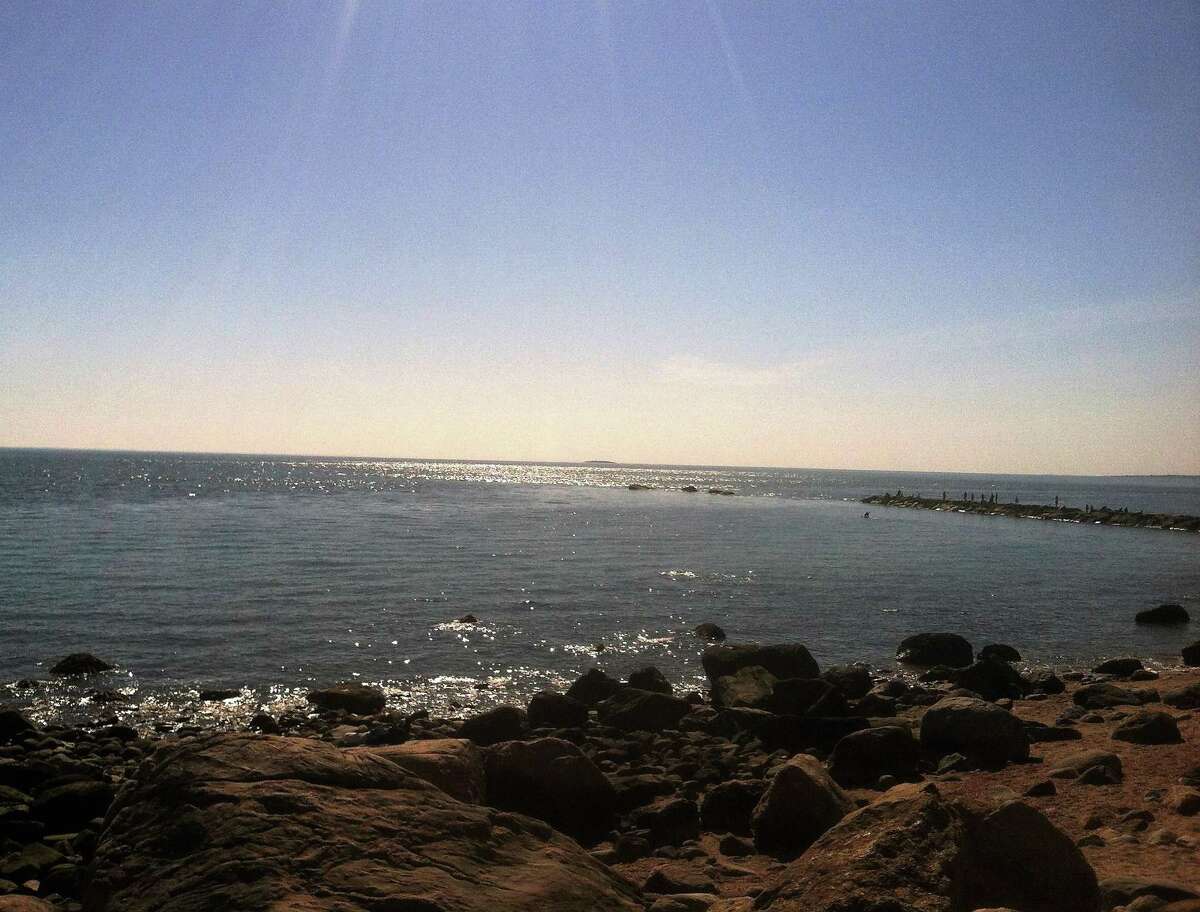 In a 1996 State of the Town address, former First Selectman Thomas “Tom” Rylander expressed pride in the town’s school system and its beach and recreation programs. Here, Hammonasset Beach State Park.