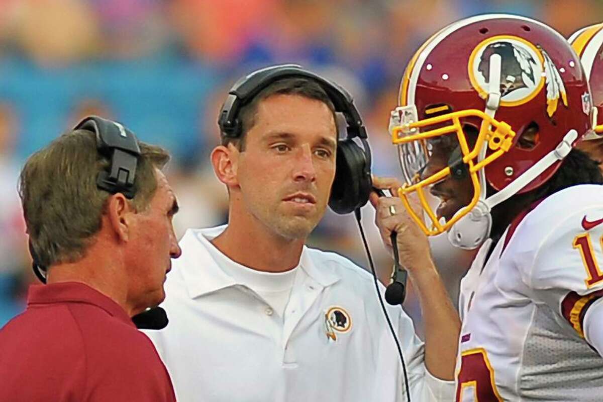 Washington Redskins coordinator Kyle Shanahan reportedly ready to leave dad  after the season