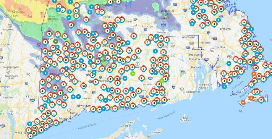 Eversource Outage Map Ct By Town