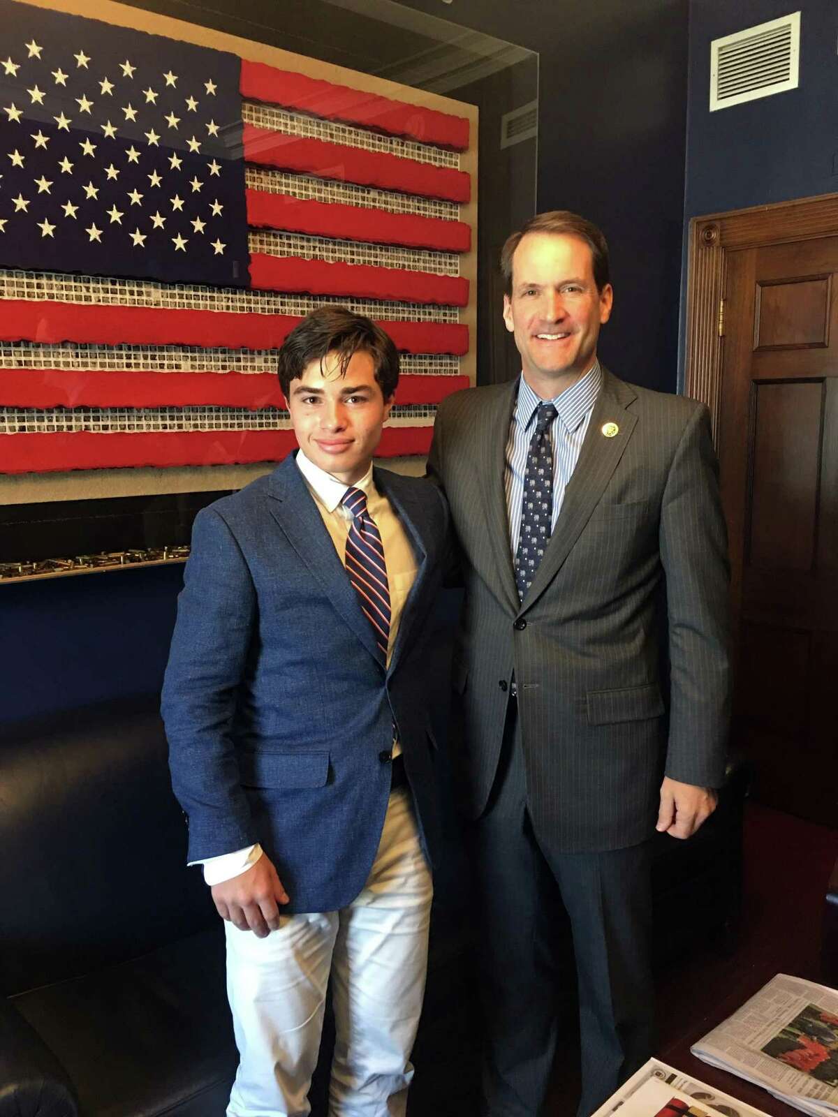 Charles Kolin and U.S. Rep. Jim Himes, D-CT, met in the nation's capital to discuss the implementation of a national "Unity Day."