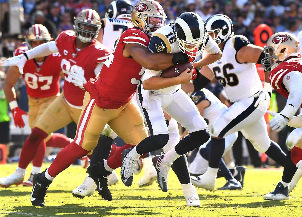 August 25, 2018: San Francisco 49ers defensive lineman Solomon Thomas (94)  during NFL football preseason game action between the San Francisco 49ers  and the Indianapolis Colts at Lucas Oil Stadium in Indianapolis