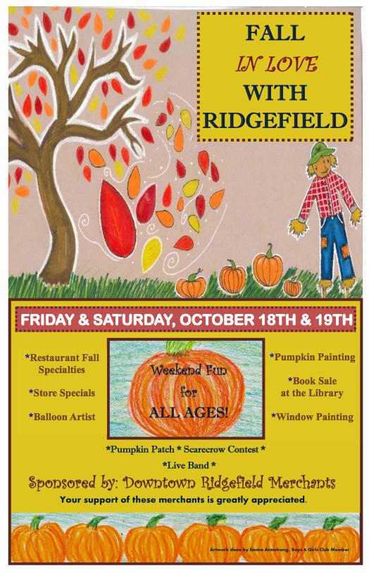 Fall In Love With Ridgefield Scarecrows Window Painting Help
