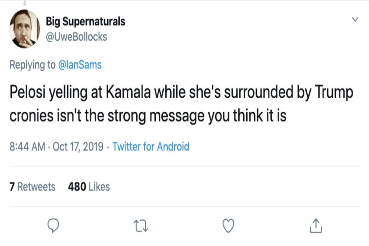 Kamala Harris Campaign S Time For An Upgrade Pelosi Meme Backfires