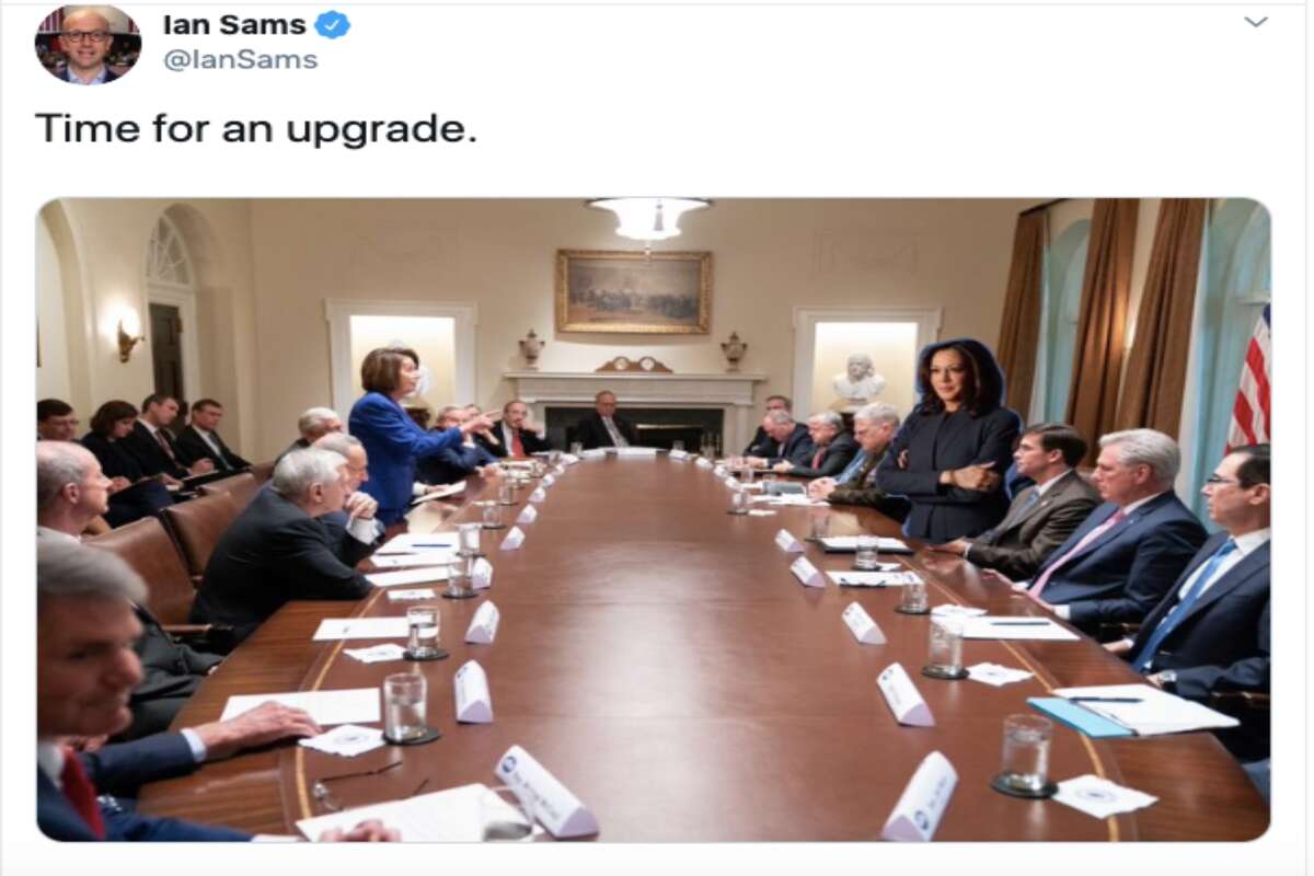 The Kamala Harris campaign's attempted "Time for an upgrade" meme didn't go as intended.