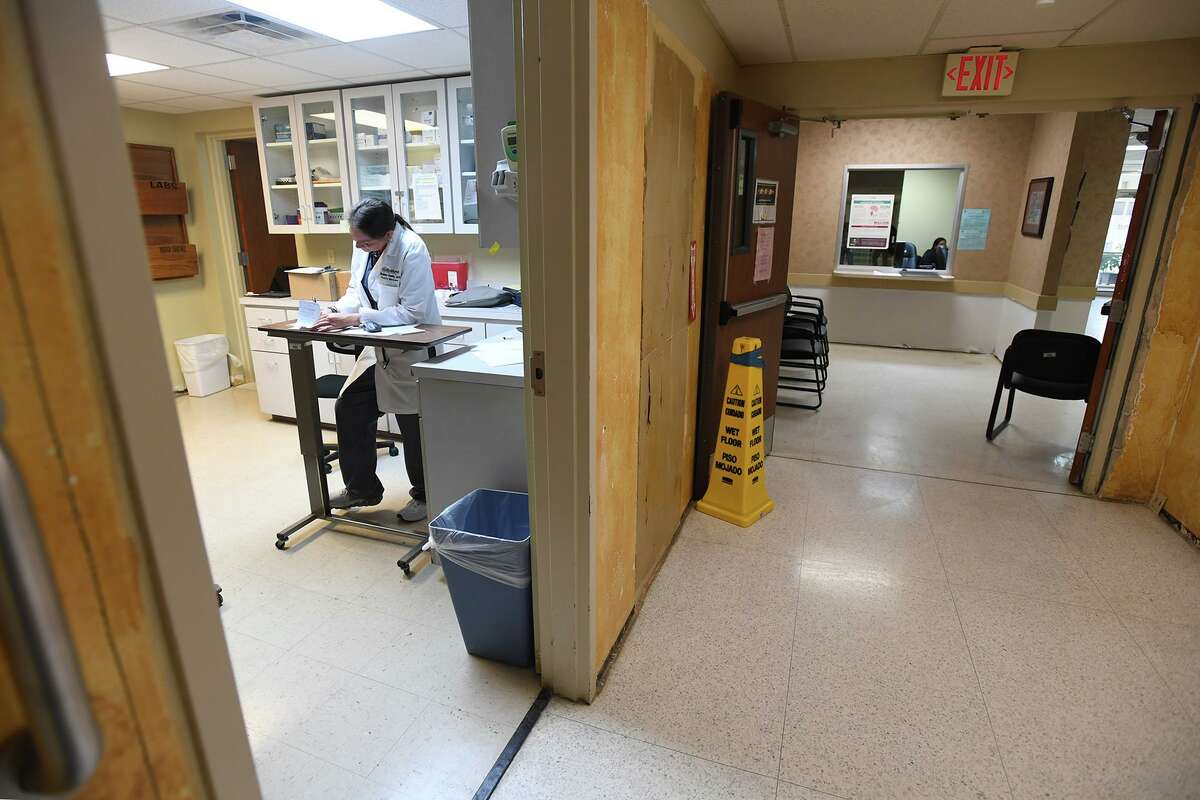 Flooded Winnie hospital and clinic makes progress