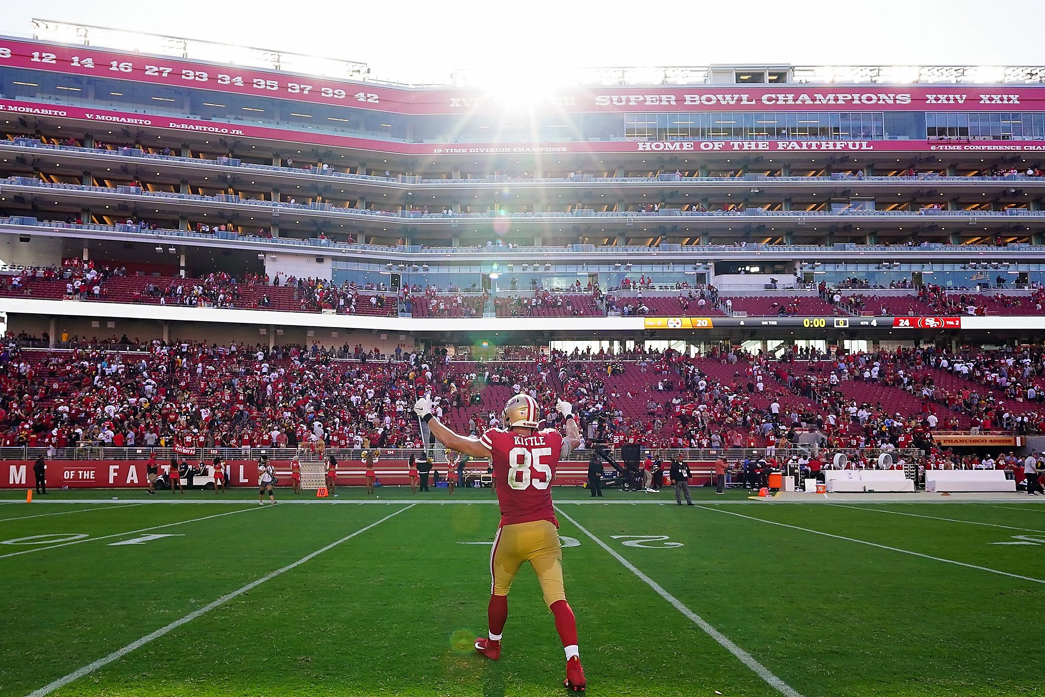 George Kittle of the San Francisco 49ers Is One of Many Residents