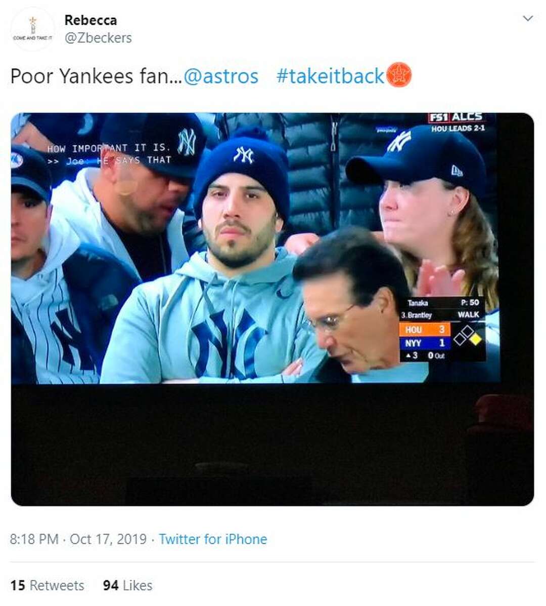 Memes hilariously roast 'trash' Yankees fans as Astros leave New York ...