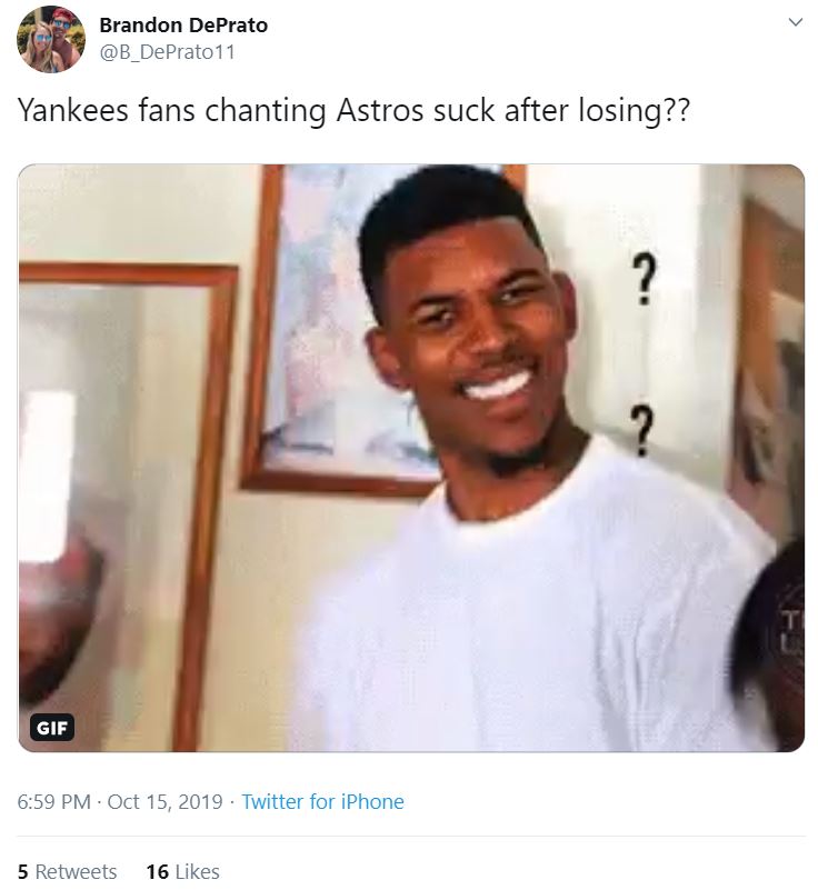 Memes hilariously roast 'trash' Yankees fans as Astros leave New York with  series lead