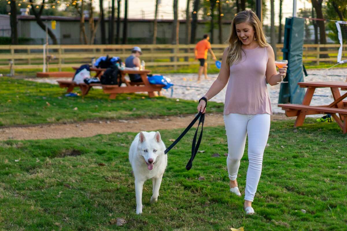 The Powder Keg bar with volleyball courts, dog park opens in West Houston
