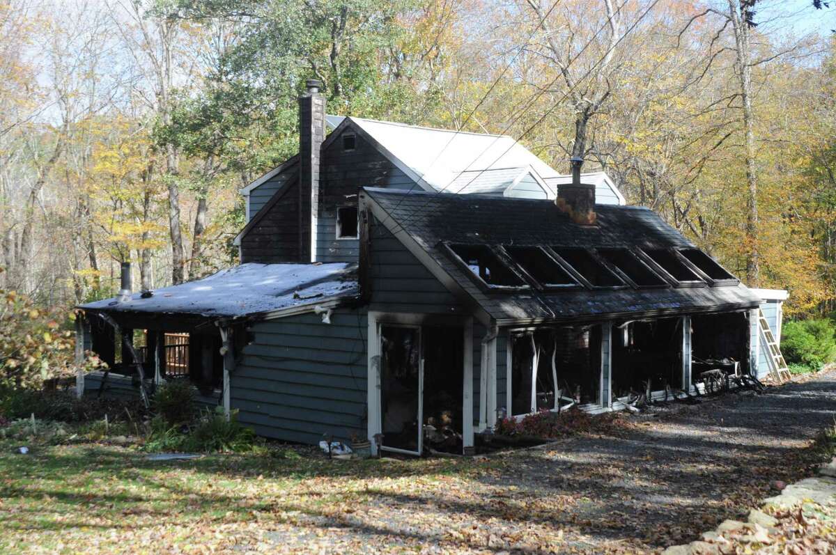 The home at 70 Pumping Station Road in Ridgefield received significant damage from a blaze on Thursday, Oct. 17. An investigation into what caused the fire is still pending.