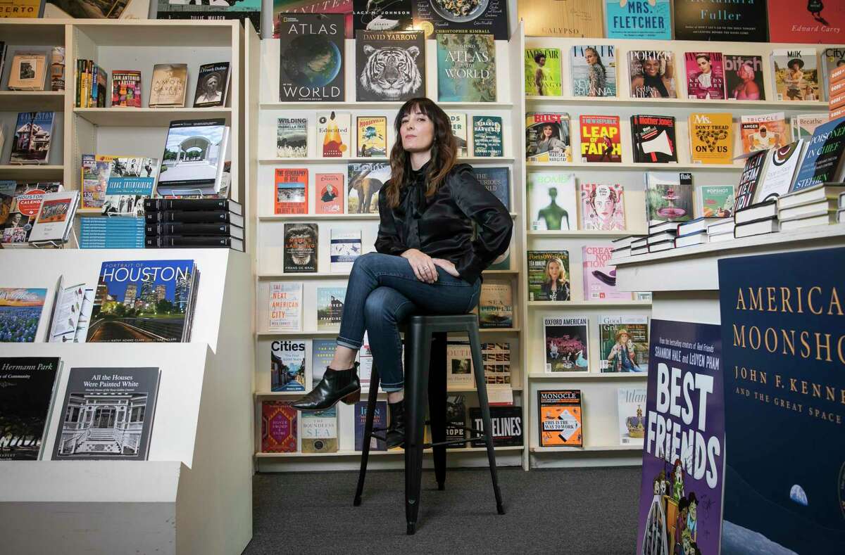 Cameron Dezen Hammon poses at Brazos Bookstore on Oct. 9, 2019, in Houston. Hammon is currently promoting her new book, “This Is My Body,” and will be speaking and signing the book at the bookstore on Oct. 22nd at 6pm.