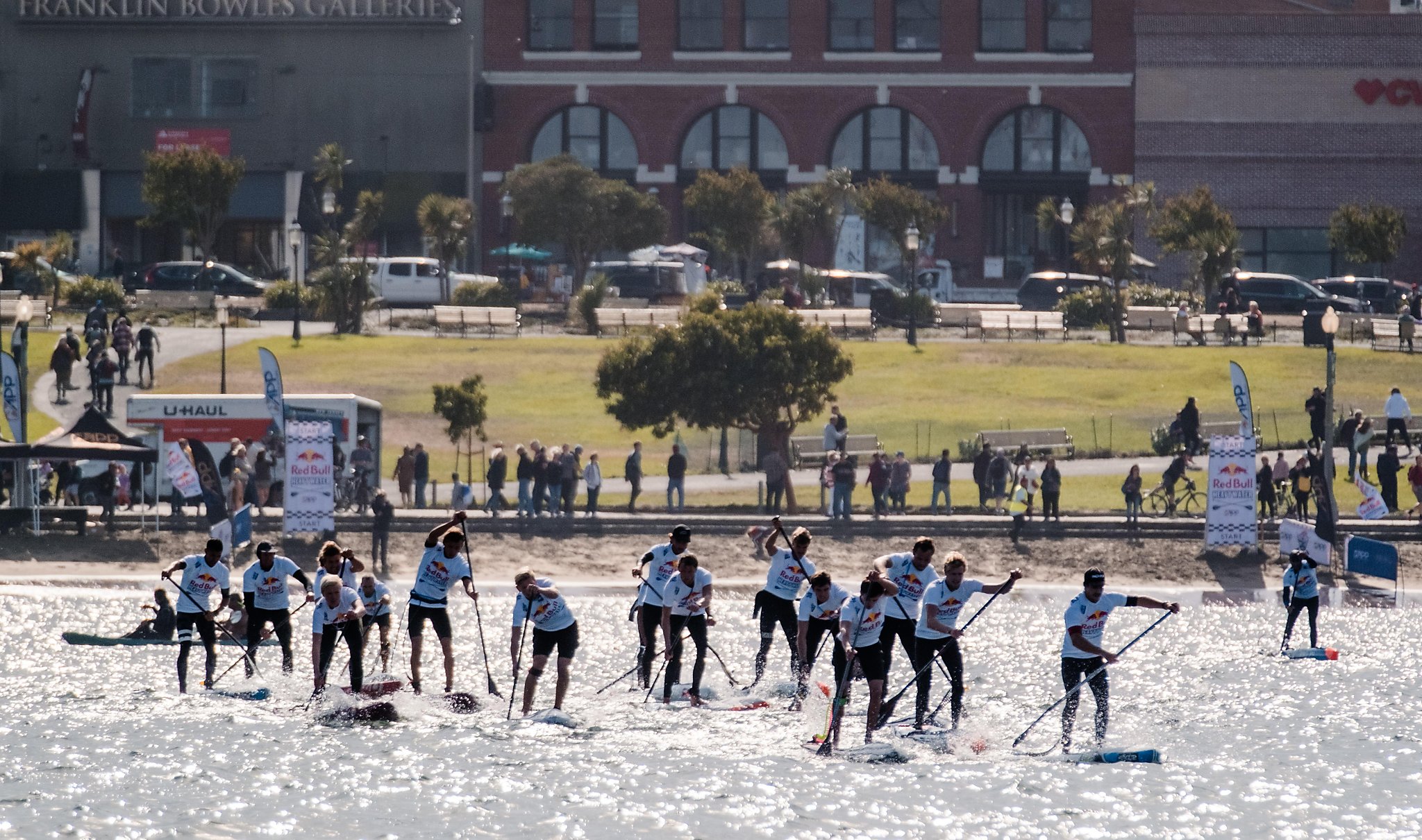 Men, women stand up, paddle hard for prizes