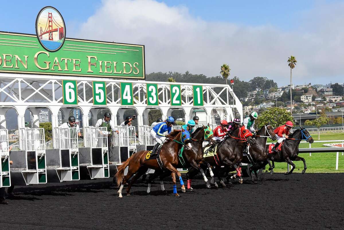 Horse racing at Golden Gate Fields on October 18, 2019 in Oakland, Calif.