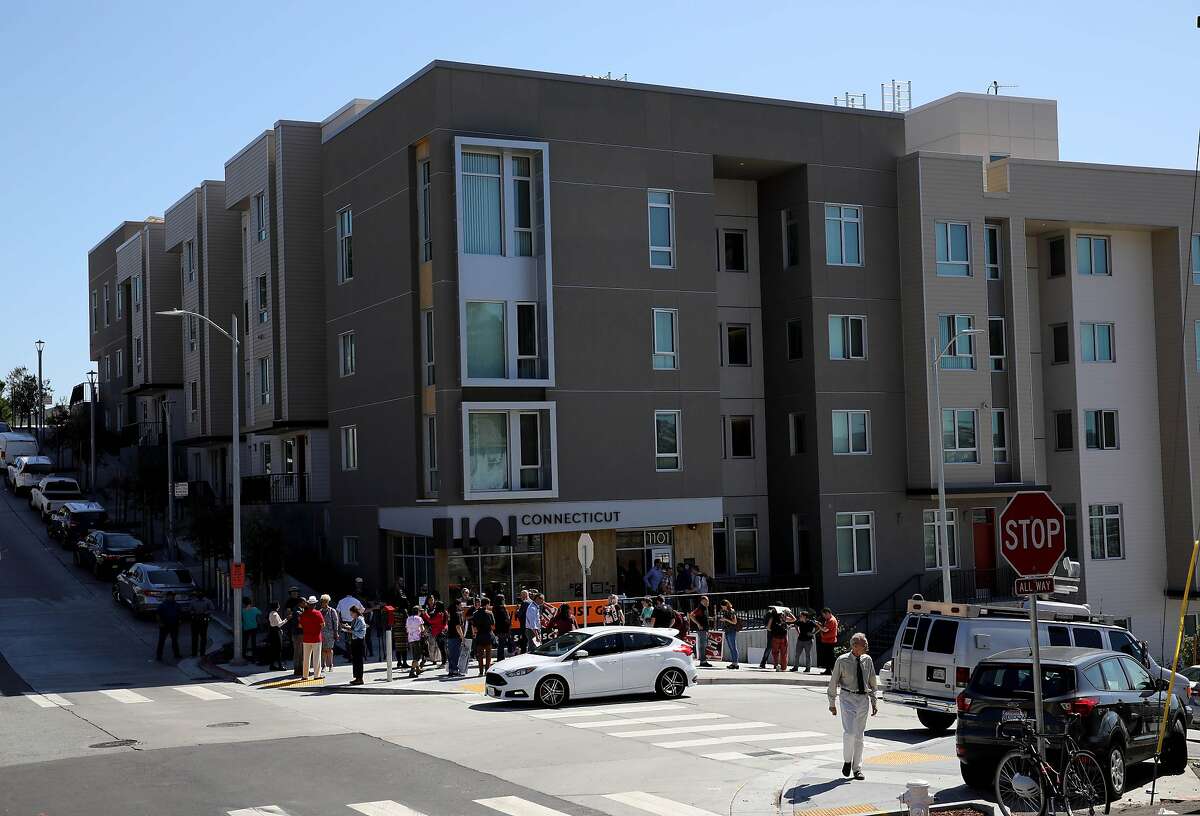 HUD Secretary Ben Carson visited an affordable housing project in the Potrero Terrace public housing project, located at 1101 Connecticut St., in San Francisco, Calif., on Tuesday, September 17, 2019.