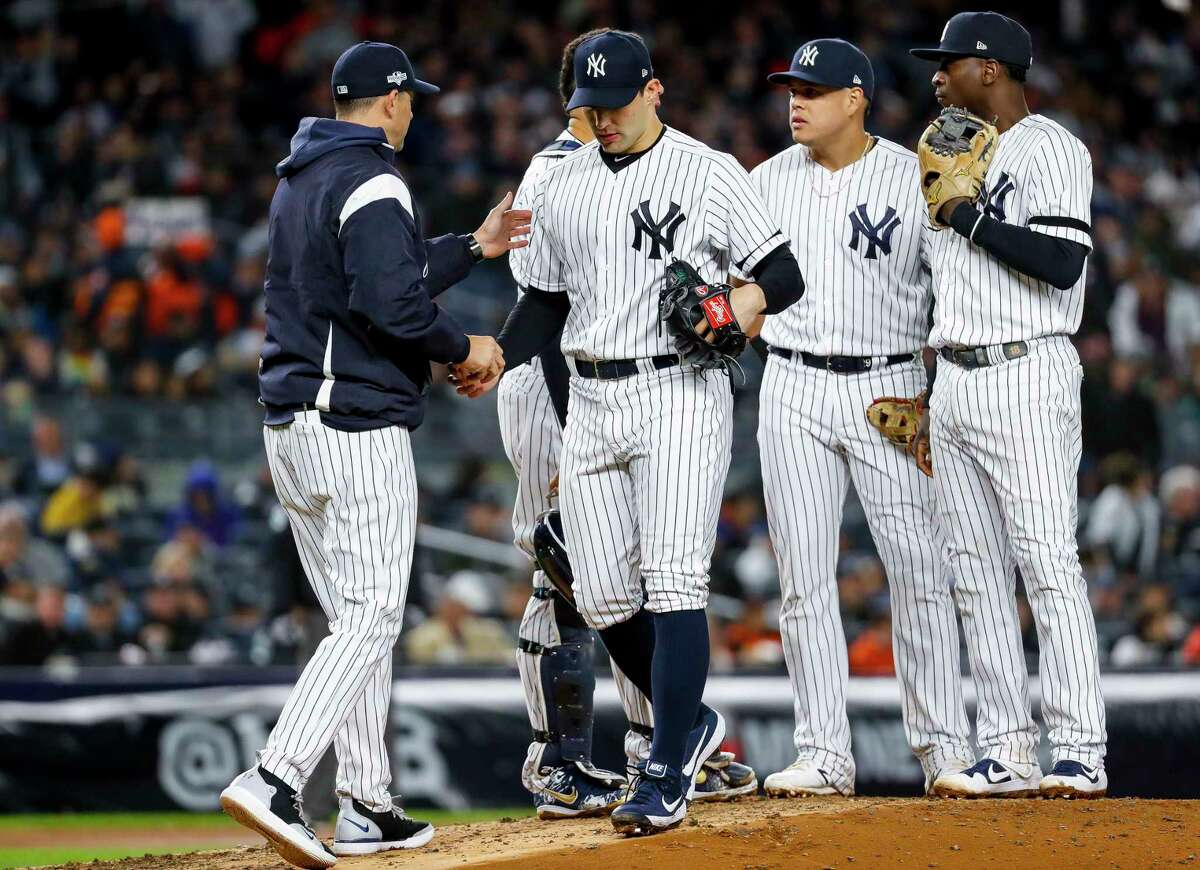 Big first inning by Yankees sends Astros to Game 5 loss