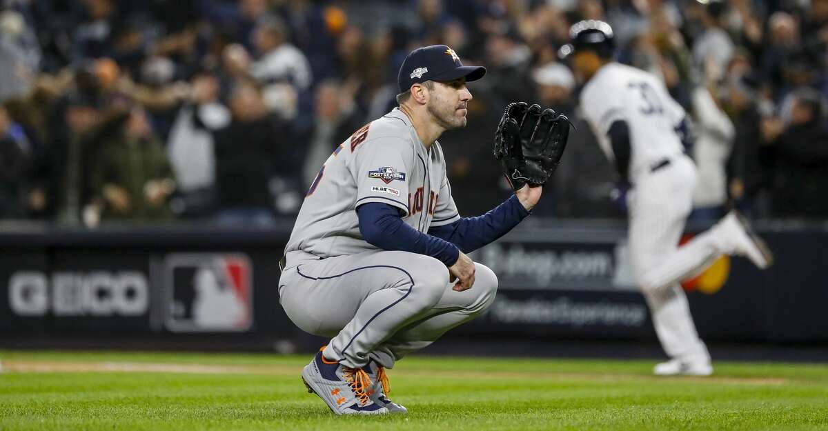 Verlander pitches 7 innings in Astros' loss to Yankees