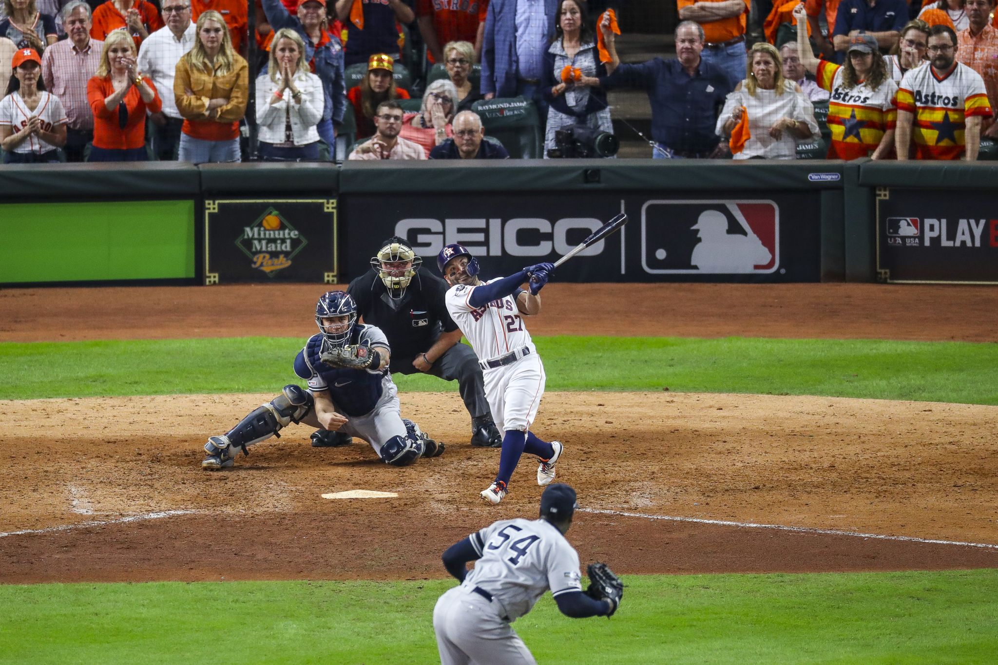 Jose Altuve's home run sends Astros into World Series - Los