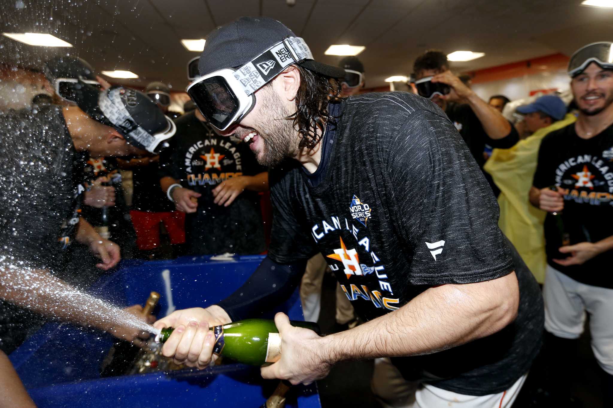 New Era Big Boys Houston Astros 2019 World Series Locker Room