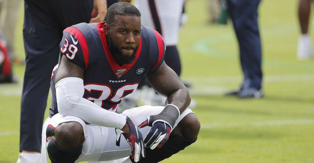 Texans safety Tashaun Gipson missed the past two games with a back injury.